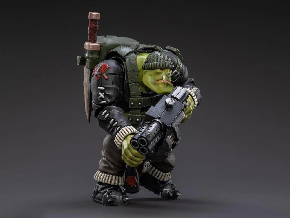Warhammer 40K Ork Kommandos Dakka Boy Rotbilge 1/18 Scale Figure - Image 4