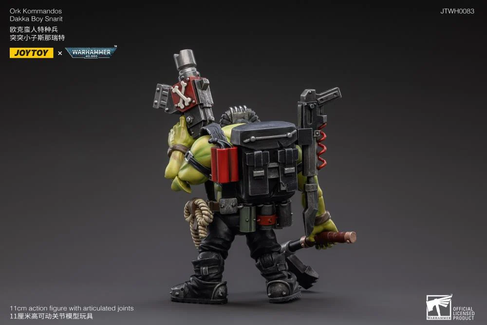 Warhammer 40K Ork Kommandos Dakka Boy Snarit 1/18 Scale Figure - Image 3