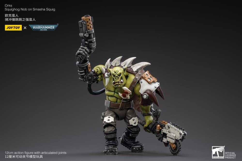 Warhammer 40K Orks Squighog Nob On Smasha Squig 1/18 Scale Figure Set - Image 11