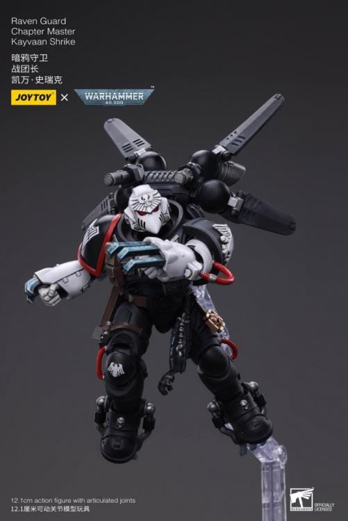Warhammer 40K Raven Guard Chapter Master Kayvaan Shrike 1/18 Scale Figure - Image 10