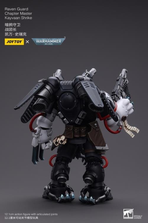 Warhammer 40K Raven Guard Chapter Master Kayvaan Shrike 1/18 Scale Figure - Image 3