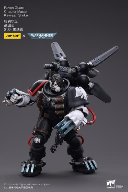 Warhammer 40K Raven Guard Chapter Master Kayvaan Shrike 1/18 Scale Figure - Image 5