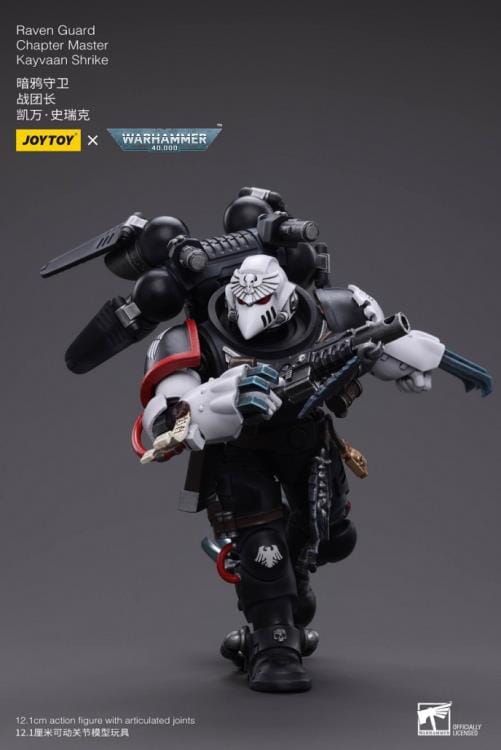 Warhammer 40K Raven Guard Chapter Master Kayvaan Shrike 1/18 Scale Figure - Image 6