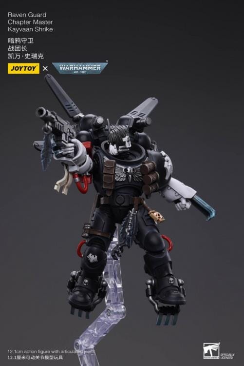 Warhammer 40K Raven Guard Chapter Master Kayvaan Shrike 1/18 Scale Figure - Image 8