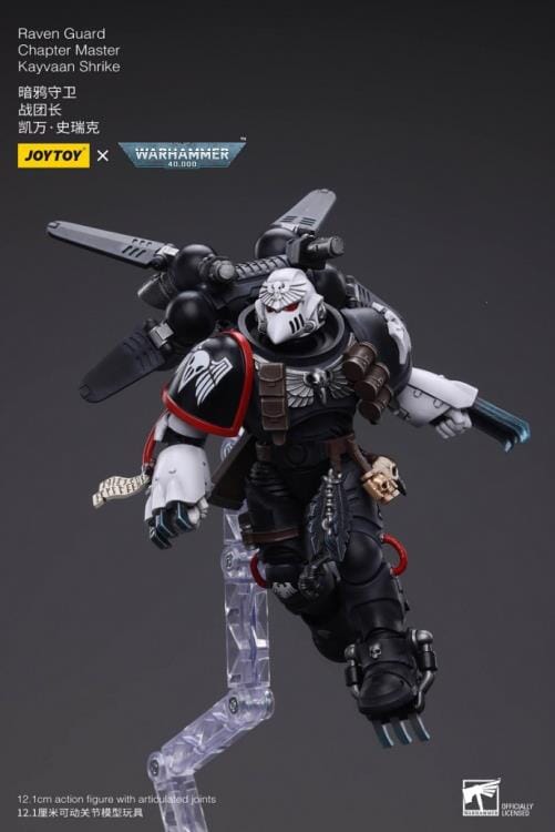 Warhammer 40K Raven Guard Chapter Master Kayvaan Shrike 1/18 Scale Figure - Image 9