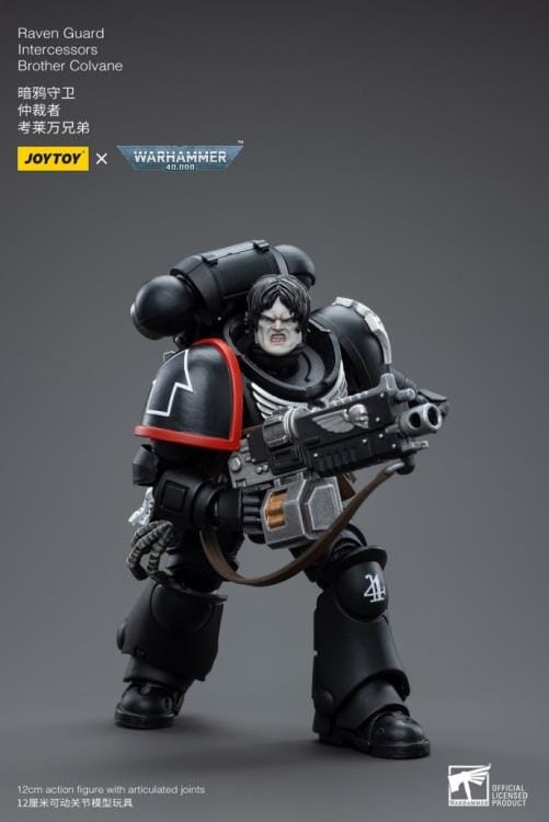 Warhammer 40K Raven Guard Intercessors Brother Colvane 1/18 Scale Figure - Image 4