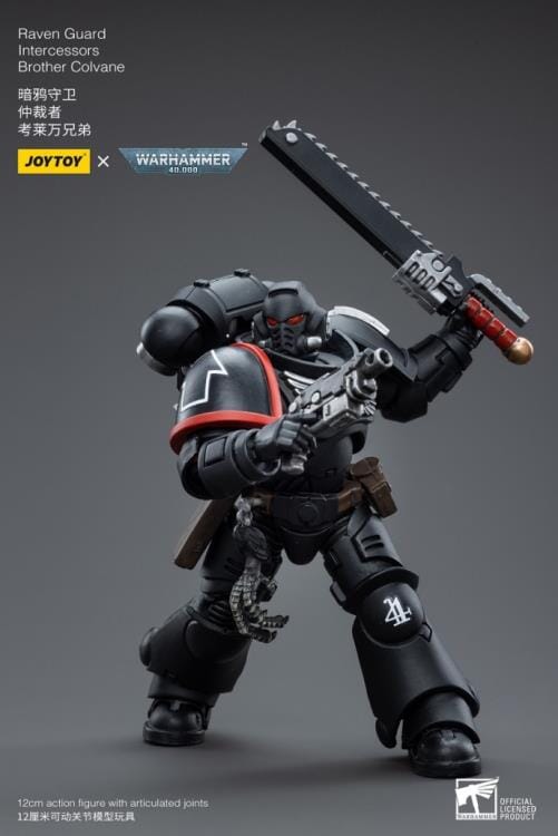 Warhammer 40K Raven Guard Intercessors Brother Colvane 1/18 Scale Figure - Image 6