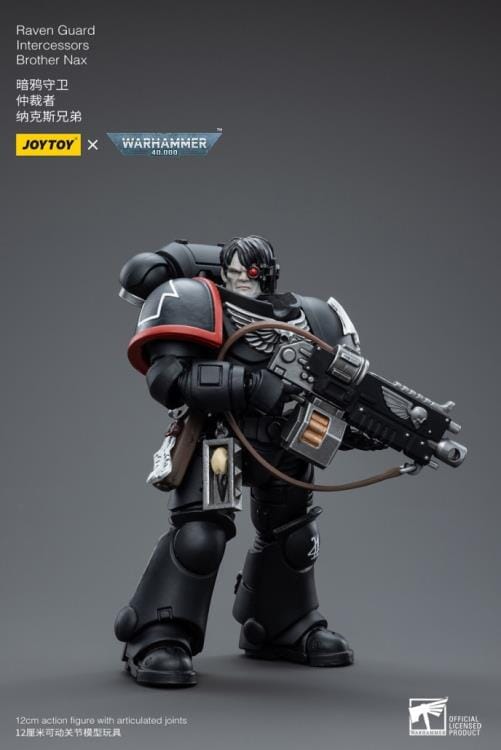 Warhammer 40K Raven Guard Intercessors Brother Nax 1/18 Scale Figure (Reissue) - Image 3
