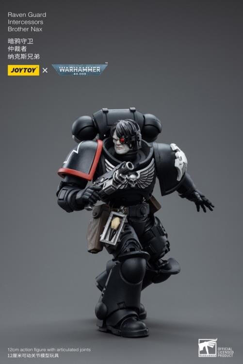 Warhammer 40K Raven Guard Intercessors Brother Nax 1/18 Scale Figure (Reissue) - Image 4