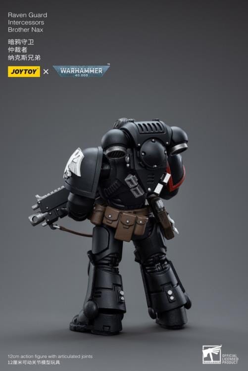 Warhammer 40K Raven Guard Intercessors Brother Nax 1/18 Scale Figure (Reissue) - Image 8