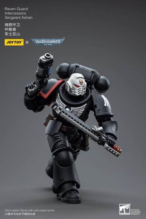Warhammer 40K Raven Guard Intercessors Sergeant Ashan 1/18 Scale Figure - Image 6