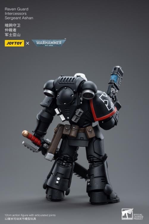Warhammer 40K Raven Guard Intercessors Sergeant Ashan 1/18 Scale Figure - Image 8