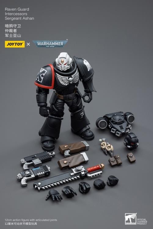 Warhammer 40K Raven Guard Intercessors Sergeant Ashan 1/18 Scale Figure - Image 9