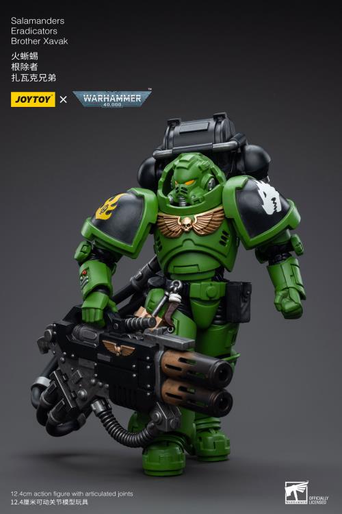 Warhammer 40K Salamanders Eradicators Brother Xavak 1/18 Scale Action Figure - Image 7