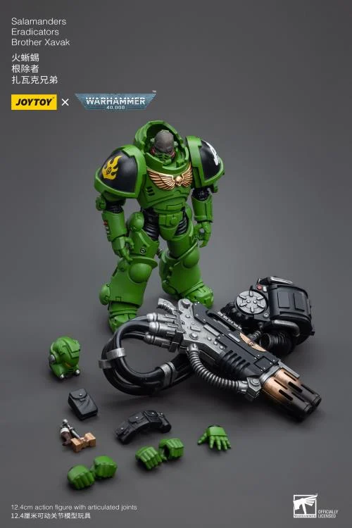 Warhammer 40K Salamanders Eradicators Brother Xavak 1/18 Scale Action Figure - Image 9