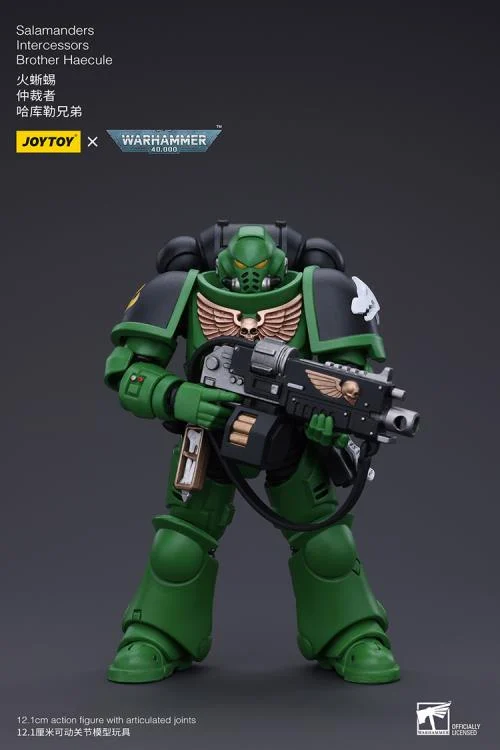 Warhammer 40k Salamanders Intercessors Brother Haecule 1/18 Scale Action Figure - Image 2