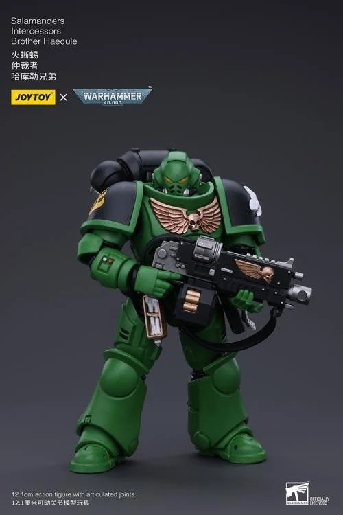 Warhammer 40k Salamanders Intercessors Brother Haecule 1/18 Scale Action Figure - Image 3