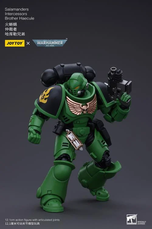 Warhammer 40k Salamanders Intercessors Brother Haecule 1/18 Scale Action Figure - Image 6