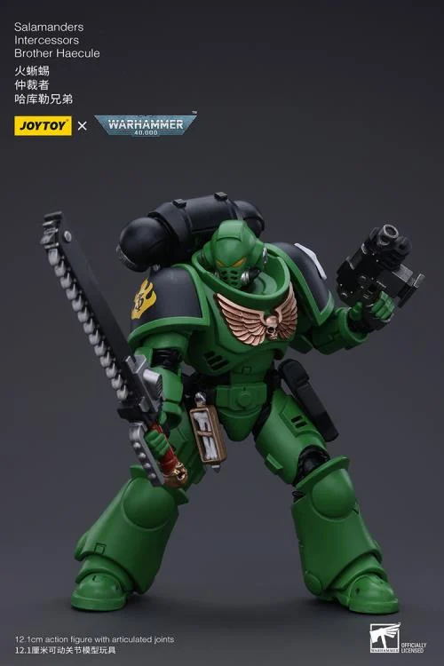 Warhammer 40k Salamanders Intercessors Brother Haecule 1/18 Scale Action Figure - Image 7
