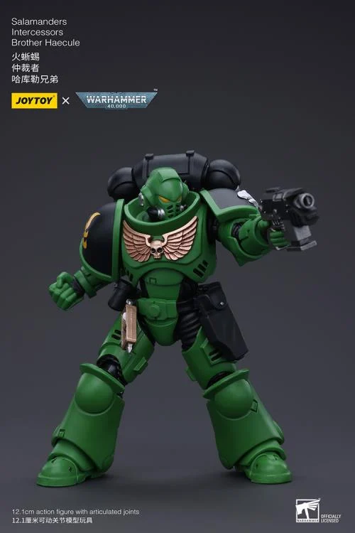 Warhammer 40k Salamanders Intercessors Brother Haecule 1/18 Scale Action Figure - Image 8