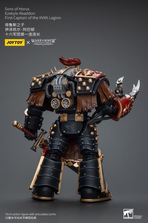 Warhammer 40K Sons of Horus Ezekyle Abaddon, First Captain of the XVLth Legion 1/18 Scale Action Figure - Image 5