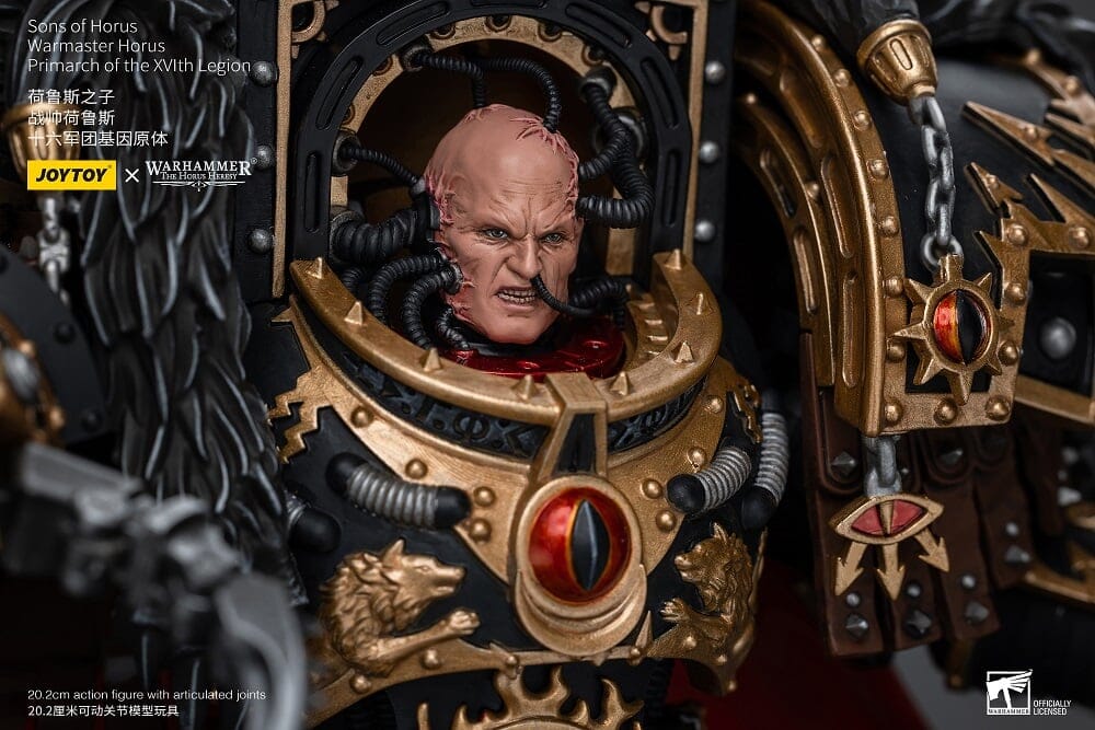 Warhammer 40K Sons of Horus Warmaster Horus, Primarch of the XVLth Legion 1/18 Scale Action Figure - Image 11
