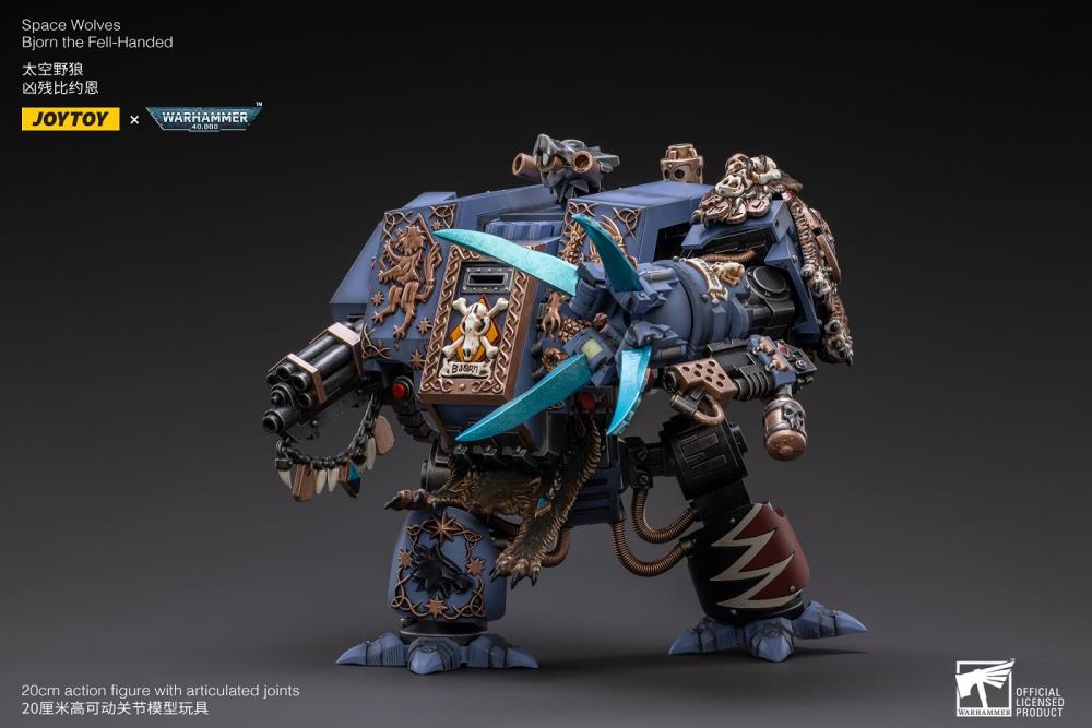 Warhammer 40k Space Wolves Bjorn the Fell-Handed 1/18 Scale Action Figure (Reissue) - Image 10