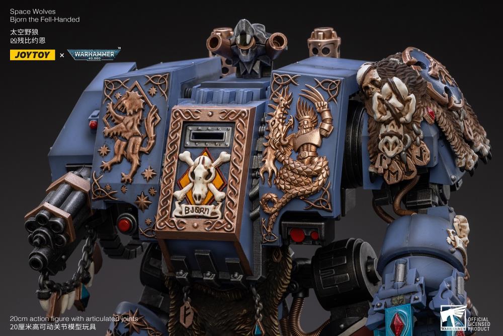 Warhammer 40k Space Wolves Bjorn the Fell-Handed 1/18 Scale Action Figure (Reissue) - Image 11