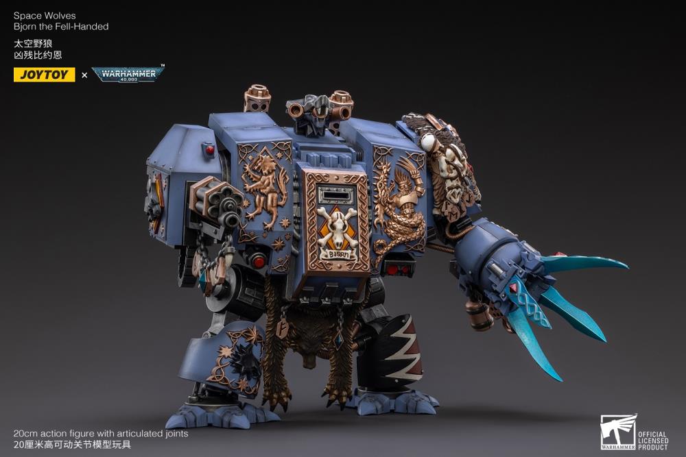 Warhammer 40k Space Wolves Bjorn the Fell-Handed 1/18 Scale Action Figure (Reissue) - Image 3