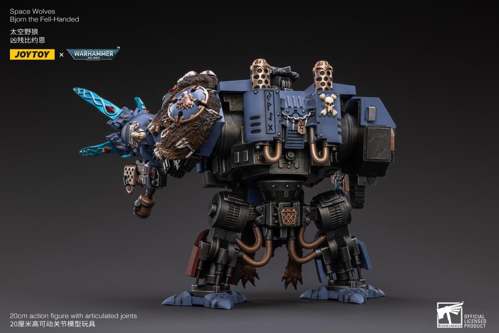 Warhammer 40k Space Wolves Bjorn the Fell-Handed 1/18 Scale Action Figure (Reissue) - Image 4