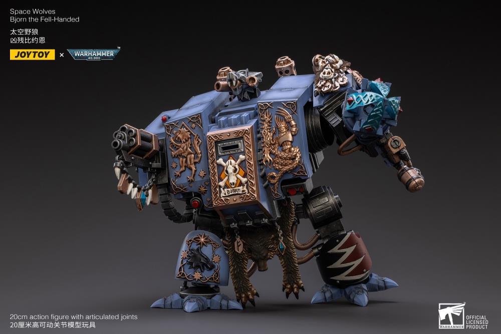 Warhammer 40k Space Wolves Bjorn the Fell-Handed 1/18 Scale Action Figure (Reissue) - Image 5