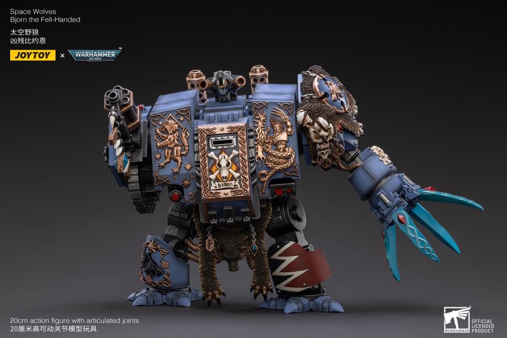 Warhammer 40k Space Wolves Bjorn the Fell-Handed 1/18 Scale Action Figure (Reissue) - Image 6