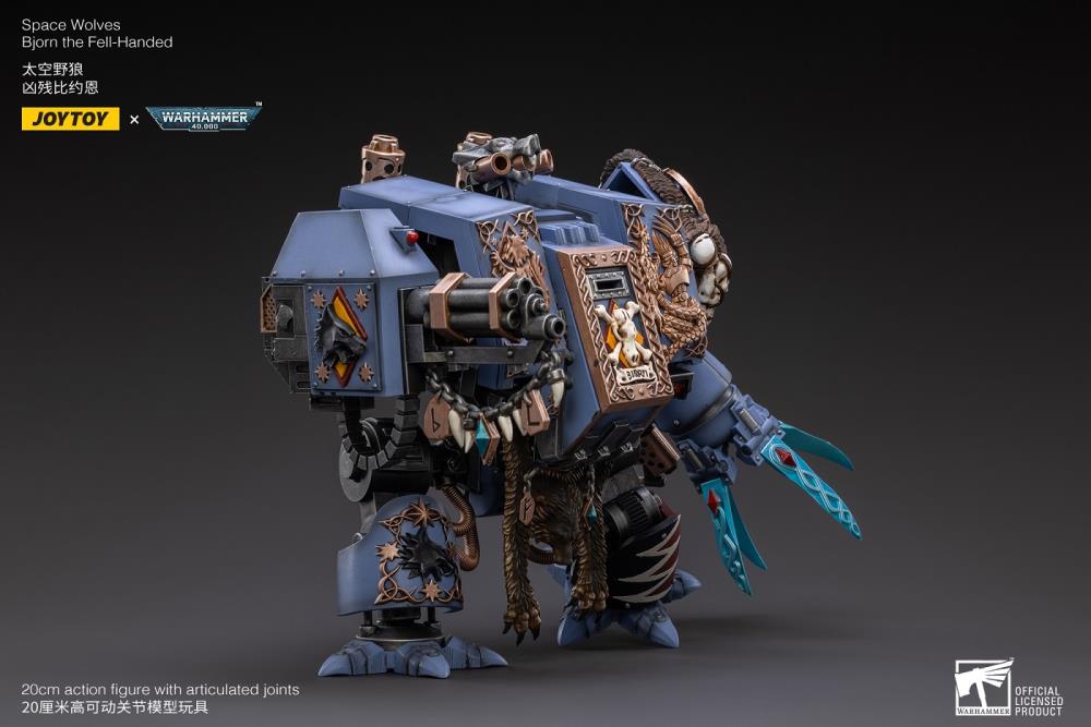 Warhammer 40k Space Wolves Bjorn the Fell-Handed 1/18 Scale Action Figure (Reissue) - Image 7
