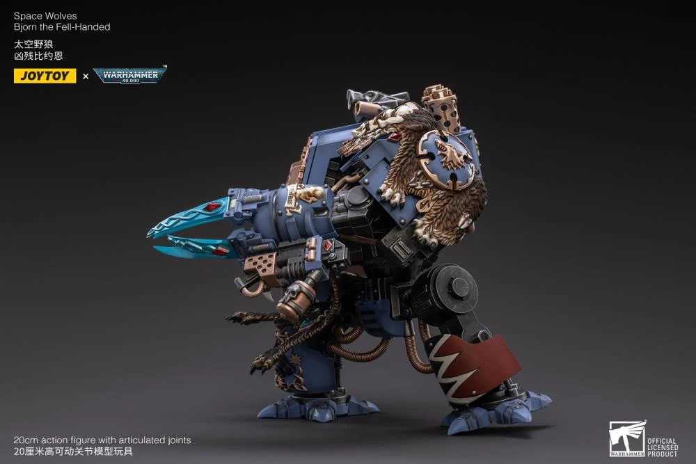 Warhammer 40k Space Wolves Bjorn the Fell-Handed 1/18 Scale Action Figure (Reissue) - Image 9
