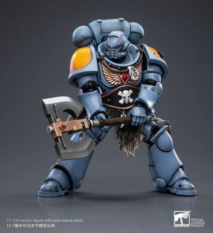 Warhammer 40K Space Wolves Claw Pack Sigyrr Stoneshield 1/18 Scale Figure (Reissue) - Image 12