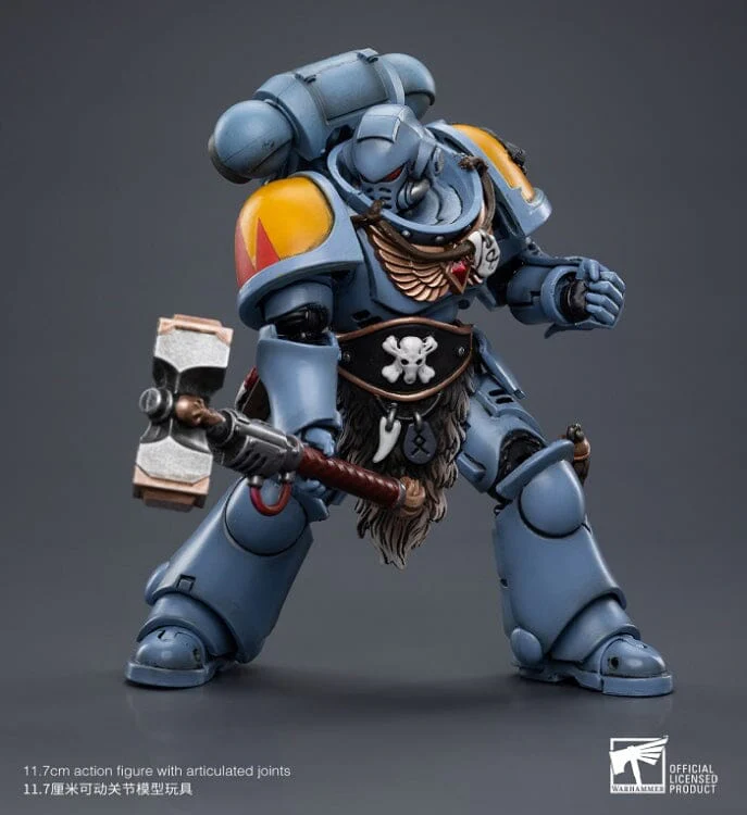 Warhammer 40K Space Wolves Claw Pack Sigyrr Stoneshield 1/18 Scale Figure (Reissue) - Image 13