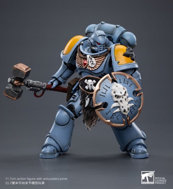 Warhammer 40K Space Wolves Claw Pack Sigyrr Stoneshield 1/18 Scale Figure (Reissue) - Image 14