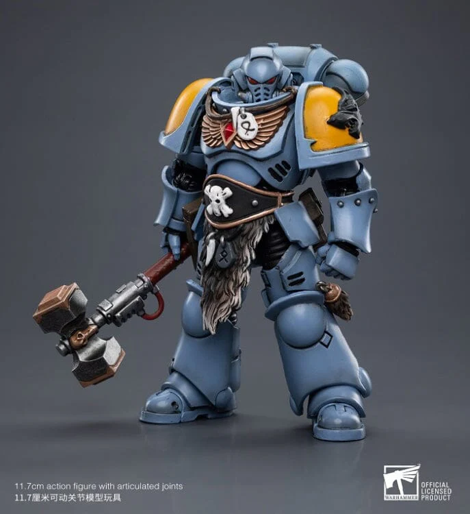 Warhammer 40K Space Wolves Claw Pack Sigyrr Stoneshield 1/18 Scale Figure (Reissue) - Image 15