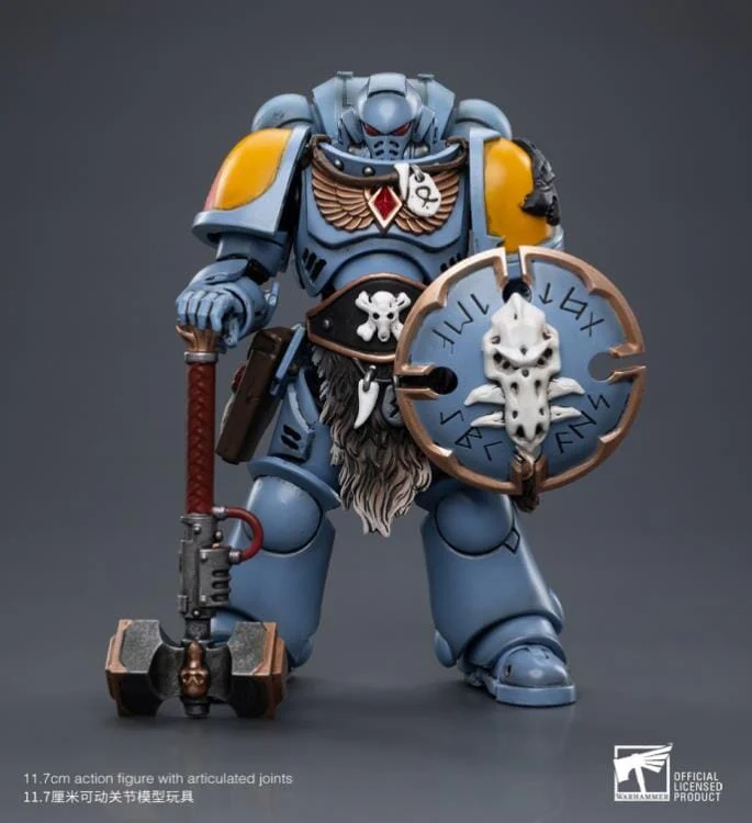 Warhammer 40K Space Wolves Claw Pack Sigyrr Stoneshield 1/18 Scale Figure (Reissue) - Image 2
