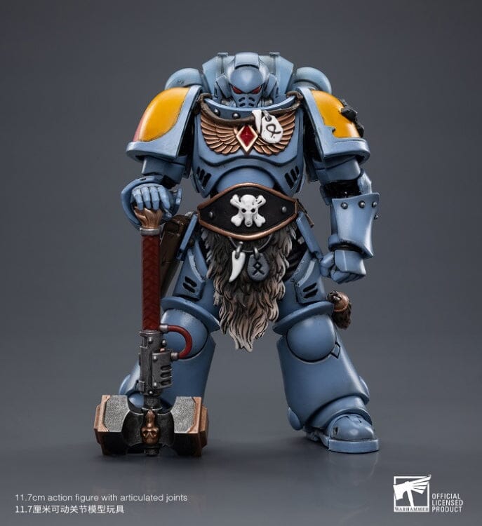 Warhammer 40K Space Wolves Claw Pack Sigyrr Stoneshield 1/18 Scale Figure (Reissue) - Image 4