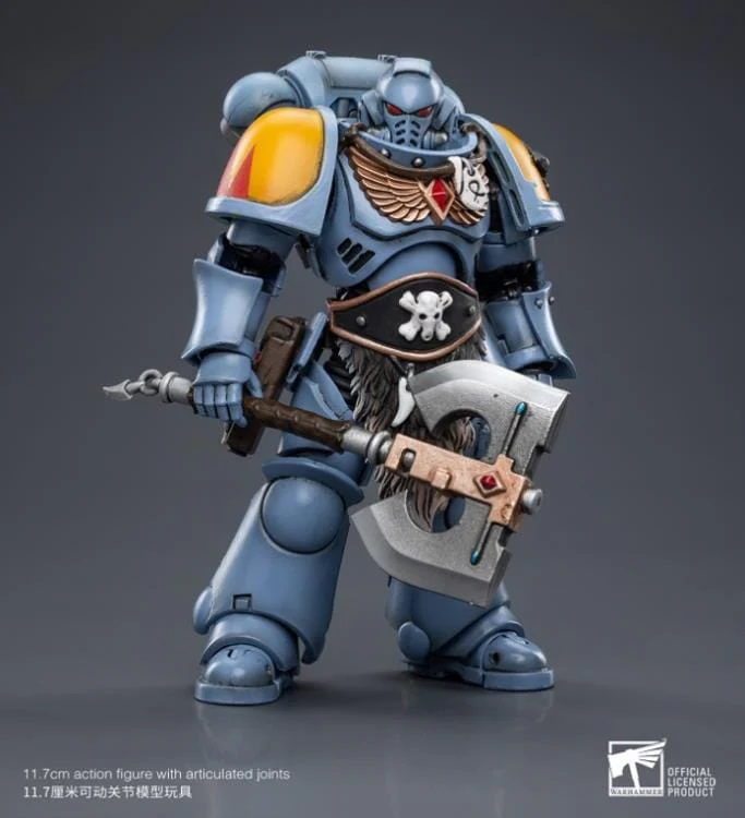 Warhammer 40K Space Wolves Claw Pack Sigyrr Stoneshield 1/18 Scale Figure (Reissue) - Image 5