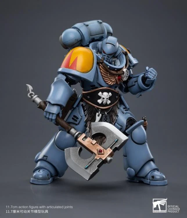 Warhammer 40K Space Wolves Claw Pack Sigyrr Stoneshield 1/18 Scale Figure (Reissue) - Image 7