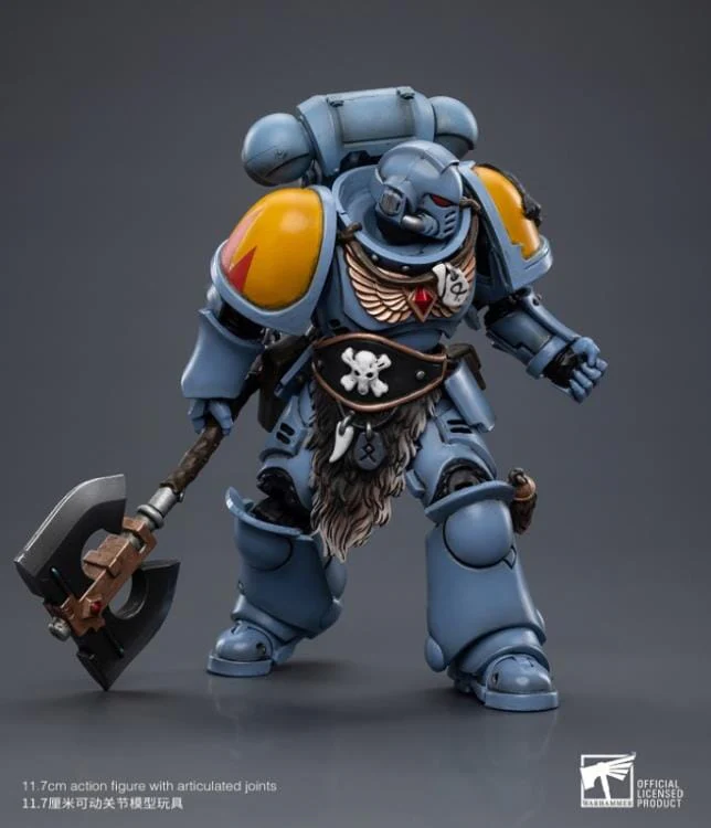 Warhammer 40K Space Wolves Claw Pack Sigyrr Stoneshield 1/18 Scale Figure (Reissue) - Image 8