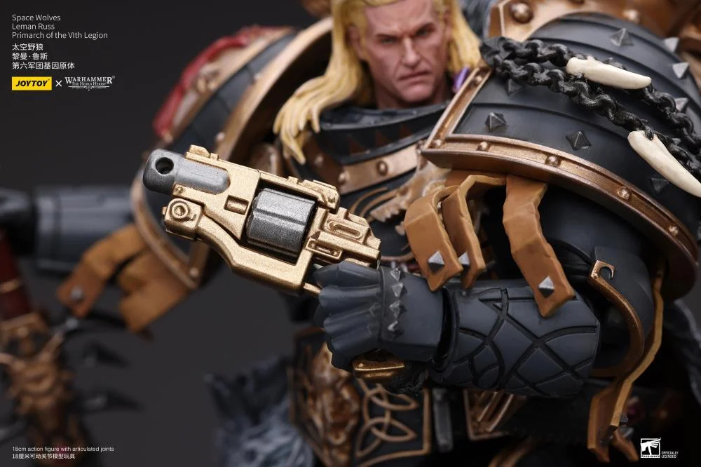 Warhammer 40K Space Wolves Leman Russ, Primarch of the VIth Legion 1/18 Scale Action Figure - Image 8