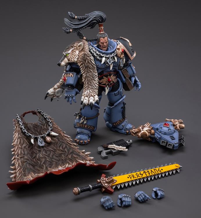 Warhammer 40k Space Wolves Ragnar Blackmane 1/18 Scale Action Figure (Reissue) - Image 6