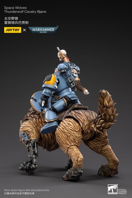 Warhammer 40K Space Wolves Thunderwolf Cavalry Bjane 1/18 Scale Figure (Reissue) - Image 10