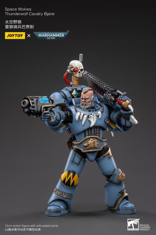 Warhammer 40K Space Wolves Thunderwolf Cavalry Bjane 1/18 Scale Figure (Reissue) - Image 5