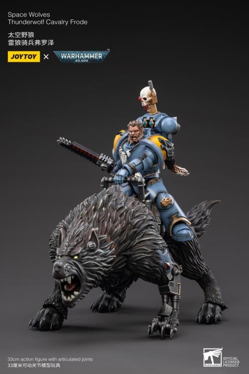 Warhammer 40K Space Wolves Thunderwolf Cavalry Frode 1/18 Scale Figure (Reissue) - Image 7