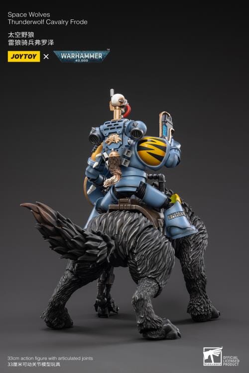 Warhammer 40K Space Wolves Thunderwolf Cavalry Frode 1/18 Scale Figure (Reissue) - Image 9
