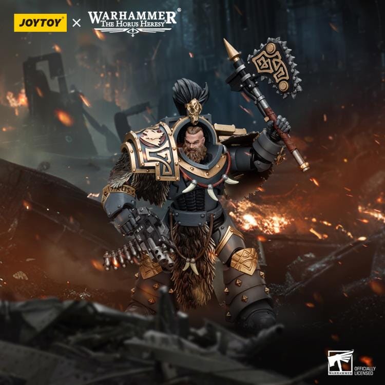 Warhammer 40k Space Wolves Varagyr Wolf Guard Squad Varagyr Terminator 4 1/18 Scale Action Figure - Image 2